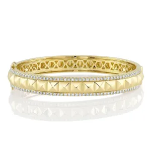 14K GOLD DIAMOND ANGELINA BANGLE