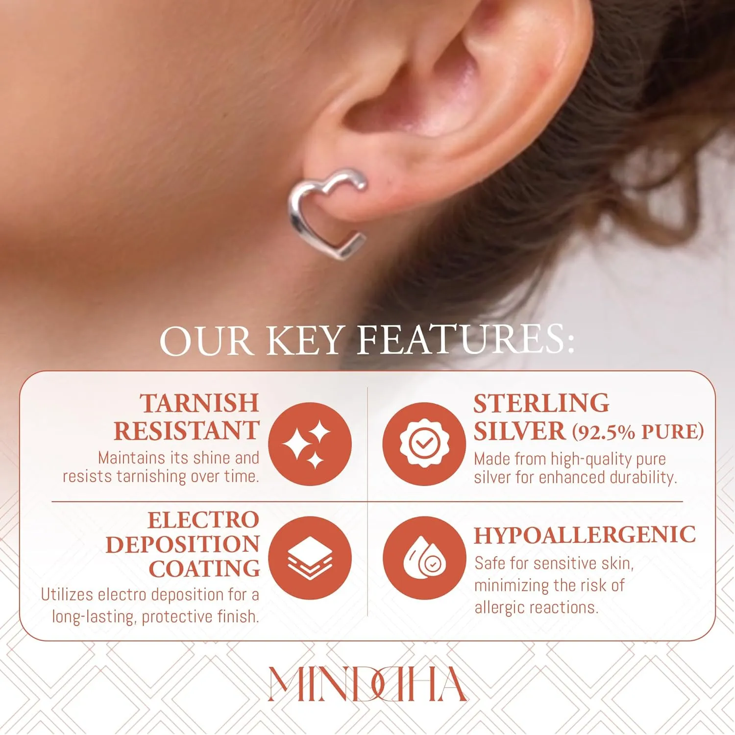 14K Gold Plated Sud| 925 Sterling Silver Post| Clover Butterfly Heart Bow Stud Earrings for Women  Dainty Earrings with Cubic Zirconia  Jewelry for Everyday Wear or Occasions
