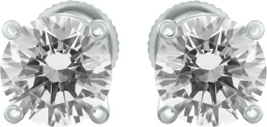 1/5 to 2 Carat TW Natural Real Diamond Solitaire Studs Earrings Available in 14K White and Yellow Gold with Secure Screw Back for Women and Men (Color J-K, Clarity I1-I2)