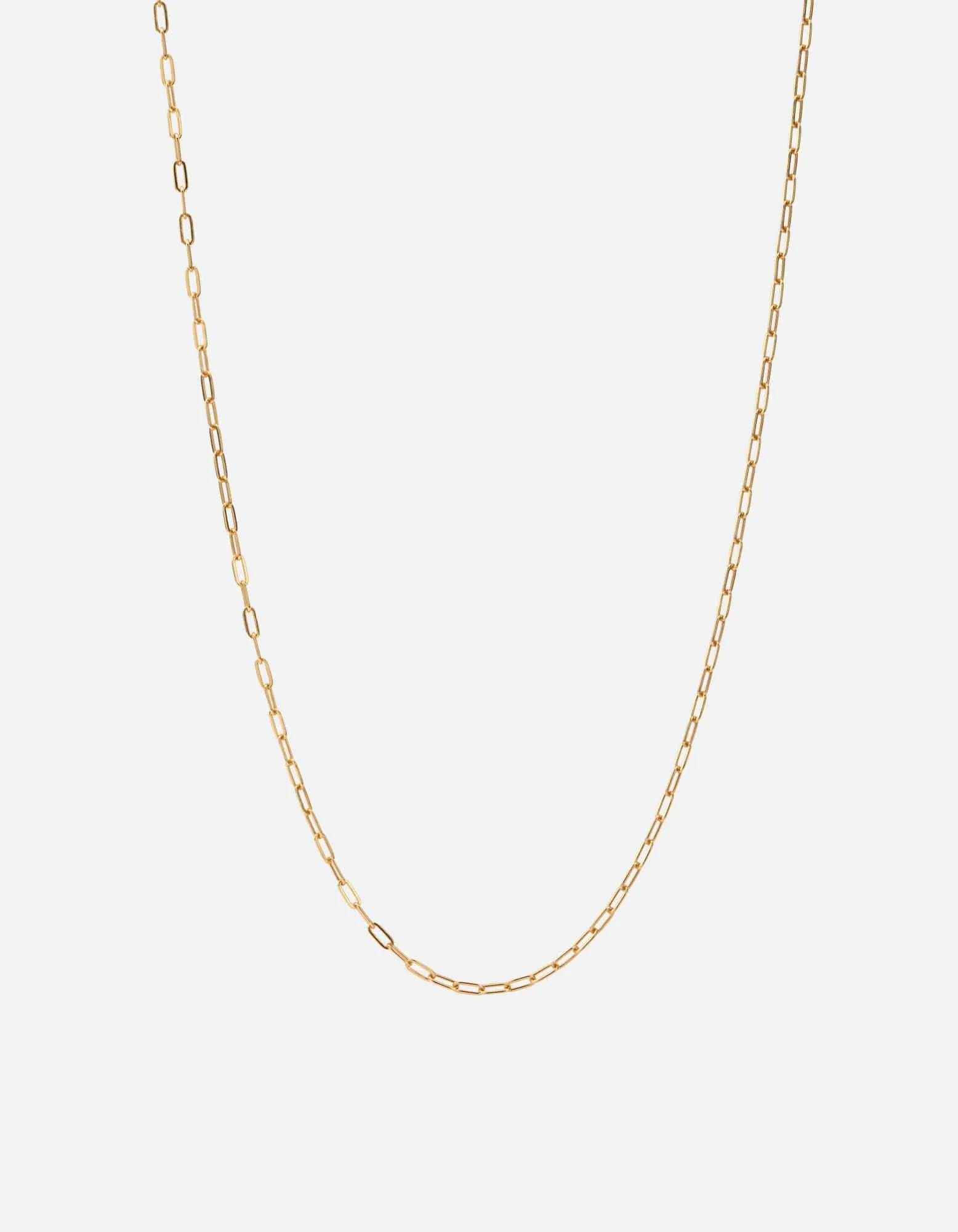 2.5mm Volt Link Cable Chain Necklace, Gold Vermeil