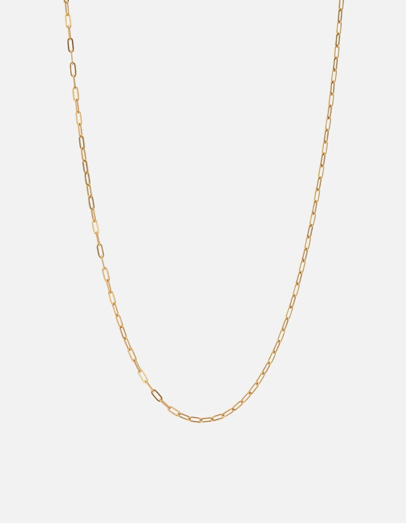2.5mm Volt Link Cable Chain Necklace, Gold Vermeil