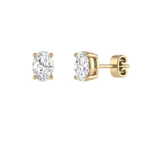 2cts Oval Studs