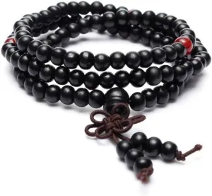 8Mm Wood Beads Rosary Bracelets Black Wooden Prayer Beads Bracelet Rosary Bangle Reliable Cost-Effective