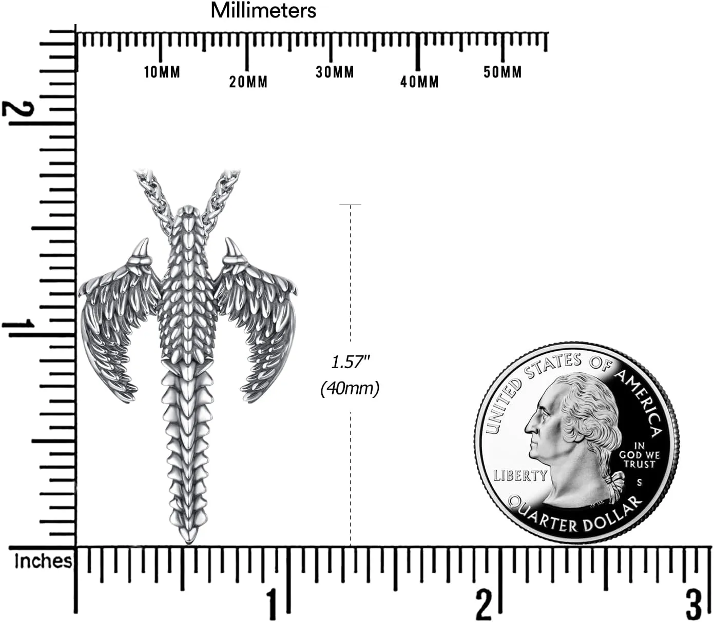 925 Sterling Silver Cross Crucifix Jesus Christ INRI Pendant Necklace for Men Women Medal Christian Religious Necklaces for Mens