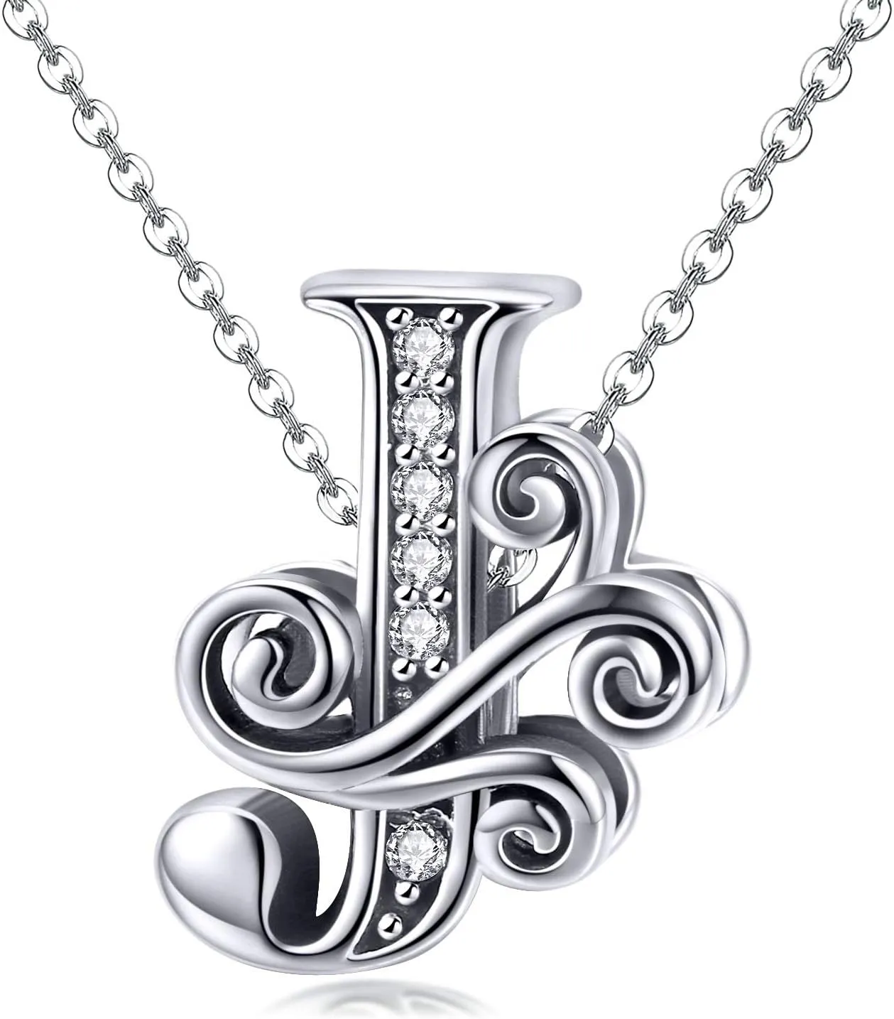 925 Sterling Silver Letter Charms for Pandora Bracelets Alphabet Initial Beads Jewelry Gift for Women