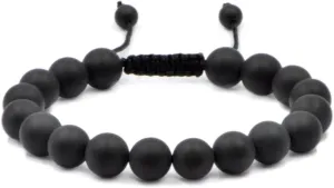AD Beads Natural 10mm Gemstone Bracelets Healing Power Crystal Macrame Adjustable 7-9 Inch