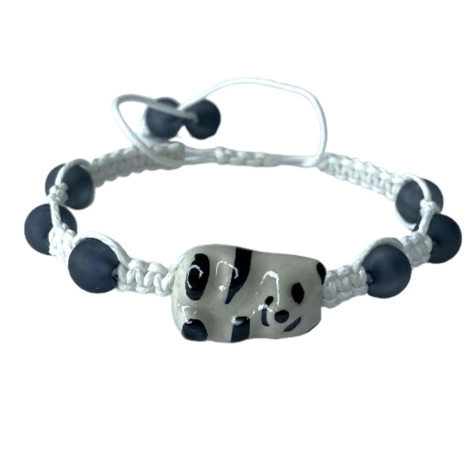 Adjustable Macram Charm Beaded Friendship Bracelet for Teen Girls or Women Handmade Gifts Boho Beads