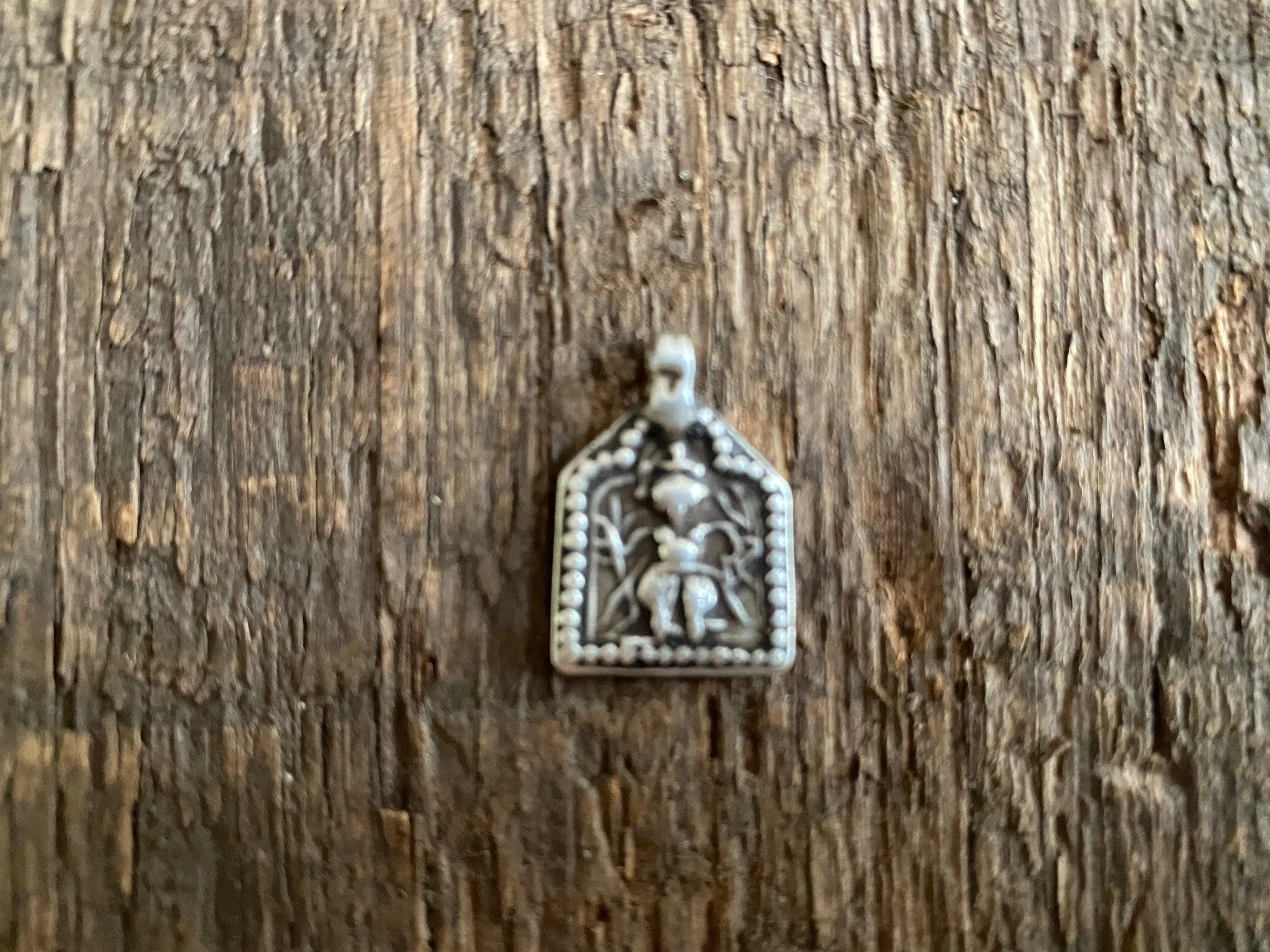 Antique Silver Tribal Amulet Pendants - Kali