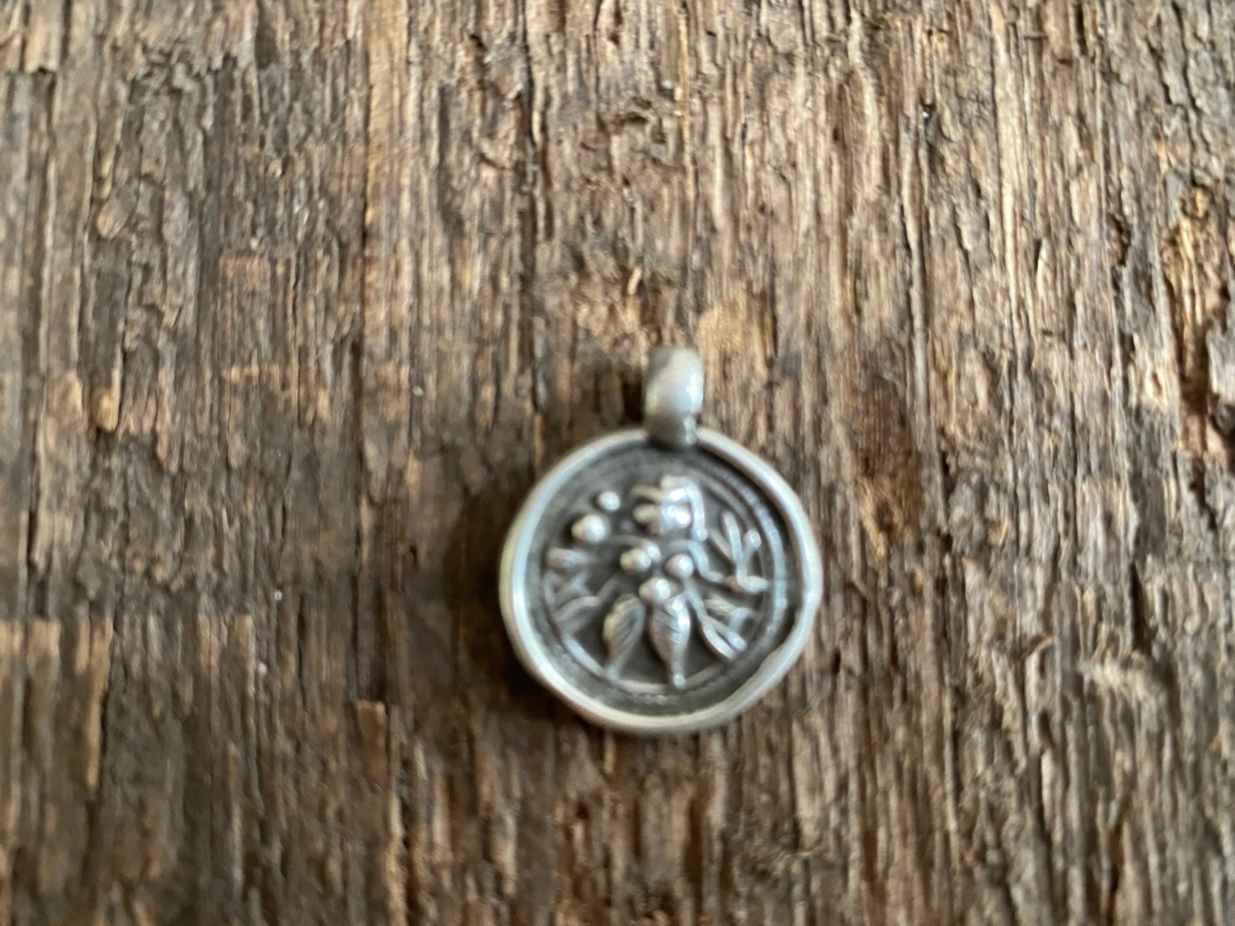 Antique Silver Tribal Amulet Pendants - Kali