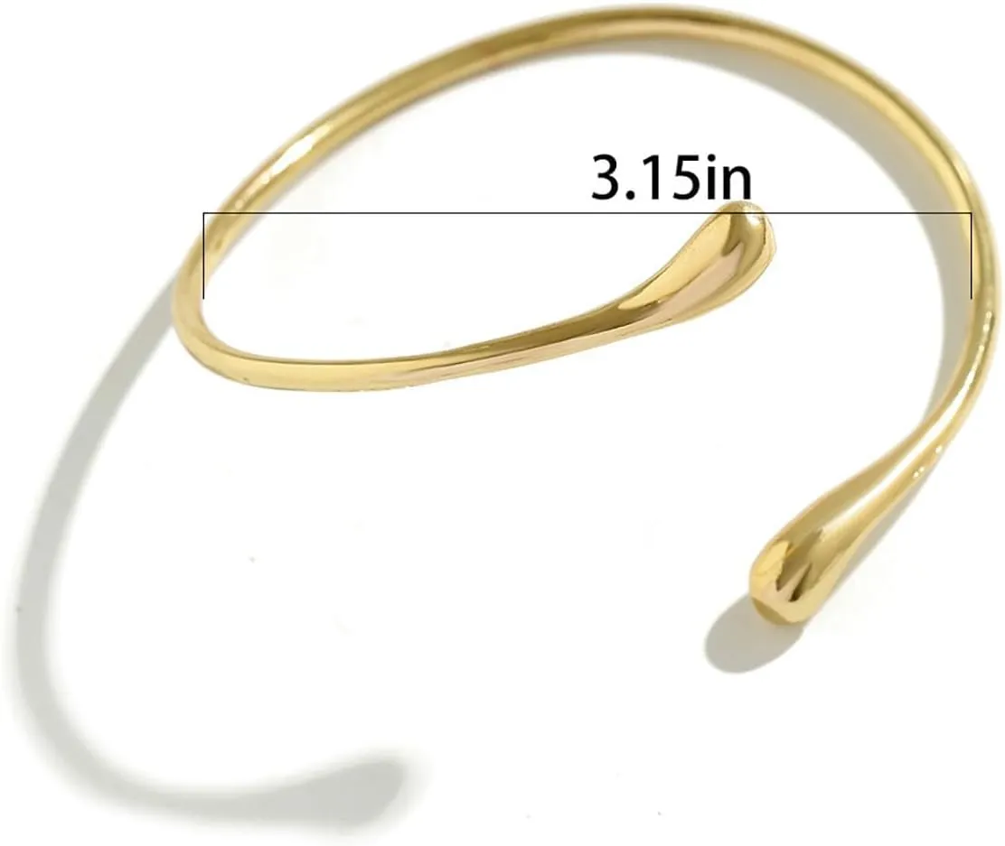 Arm Cuff for Women Upper Arm Cuff Jewelry Gold Bangles Bracelet Summer Beach Essentials