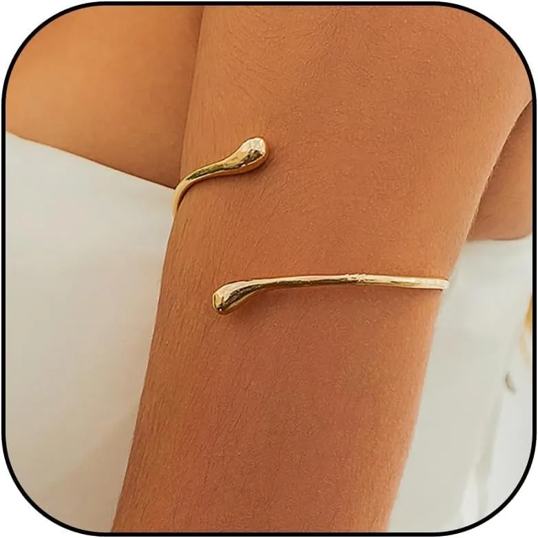 Arm Cuff for Women Upper Arm Cuff Jewelry Gold Bangles Bracelet Summer Beach Essentials