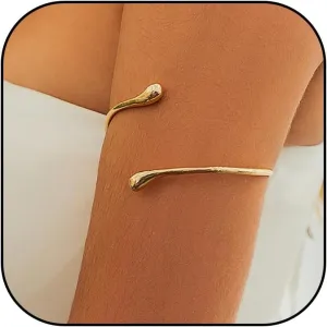 Arm Cuff for Women Upper Arm Cuff Jewelry Gold Bangles Bracelet Summer Beach Essentials