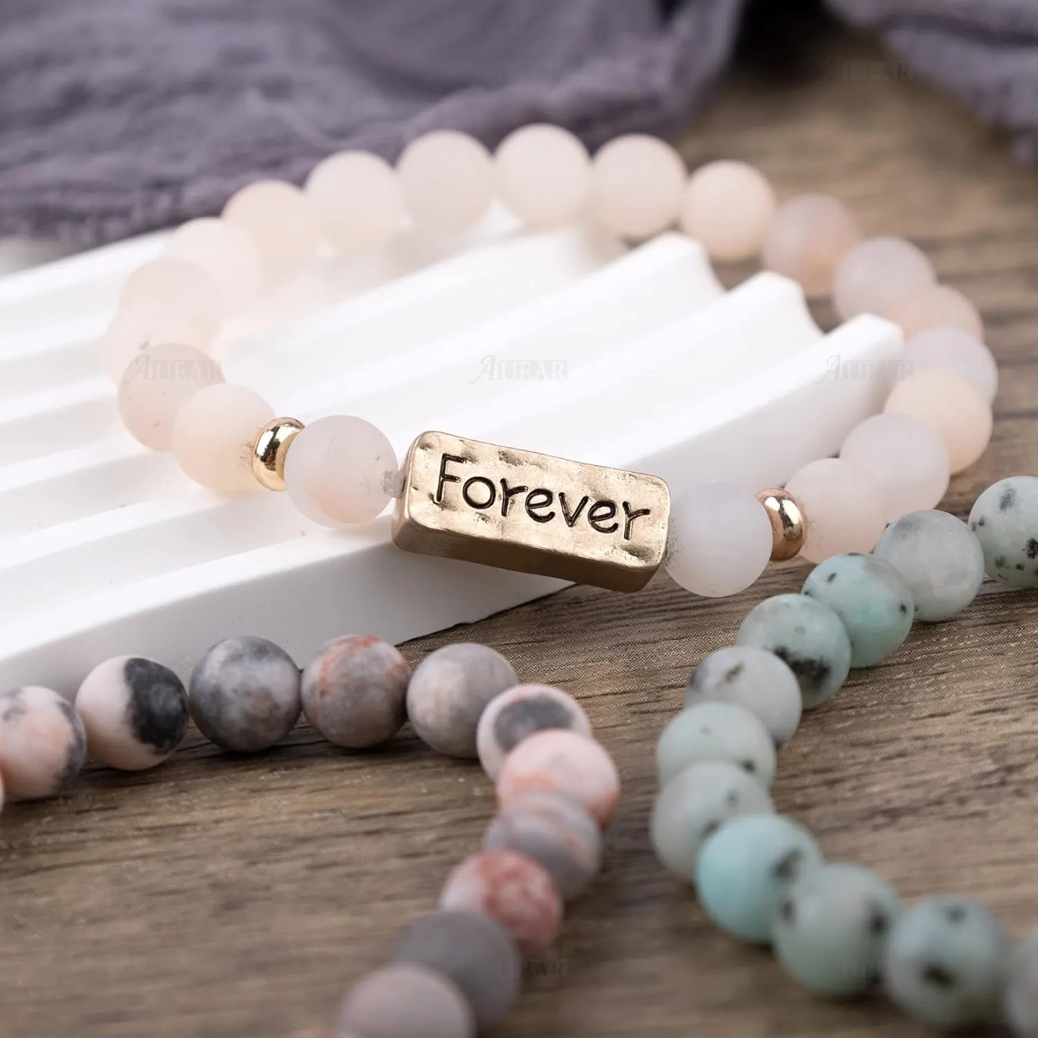 AUEAR, Best Friends Forever Bracelet Inspirational Friendship Bracelets for Sister Women Girls