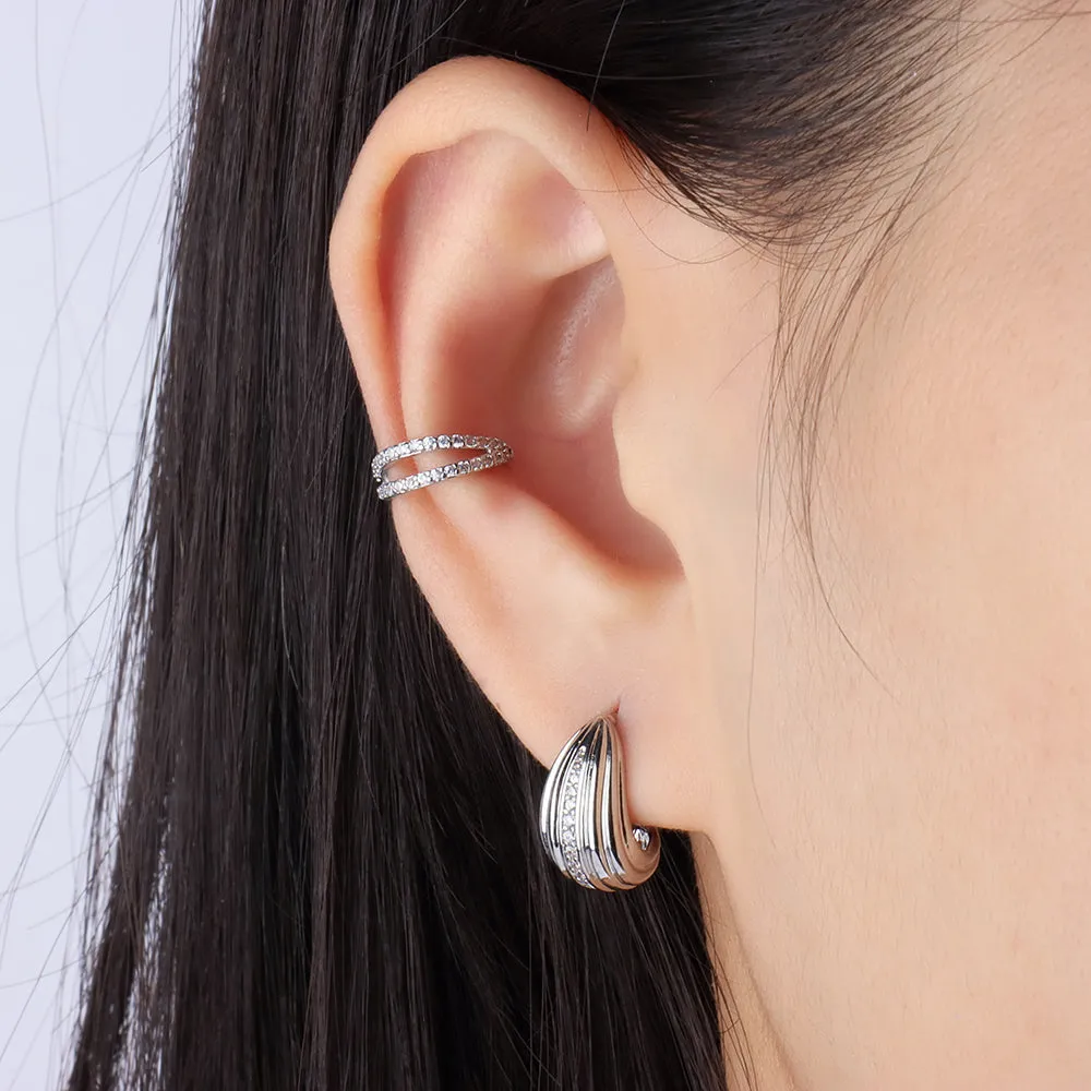 Basic Huggie Studs