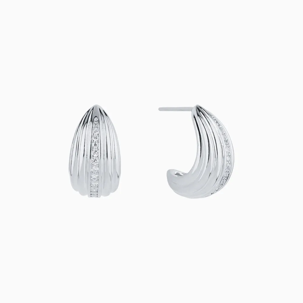 Basic Huggie Studs
