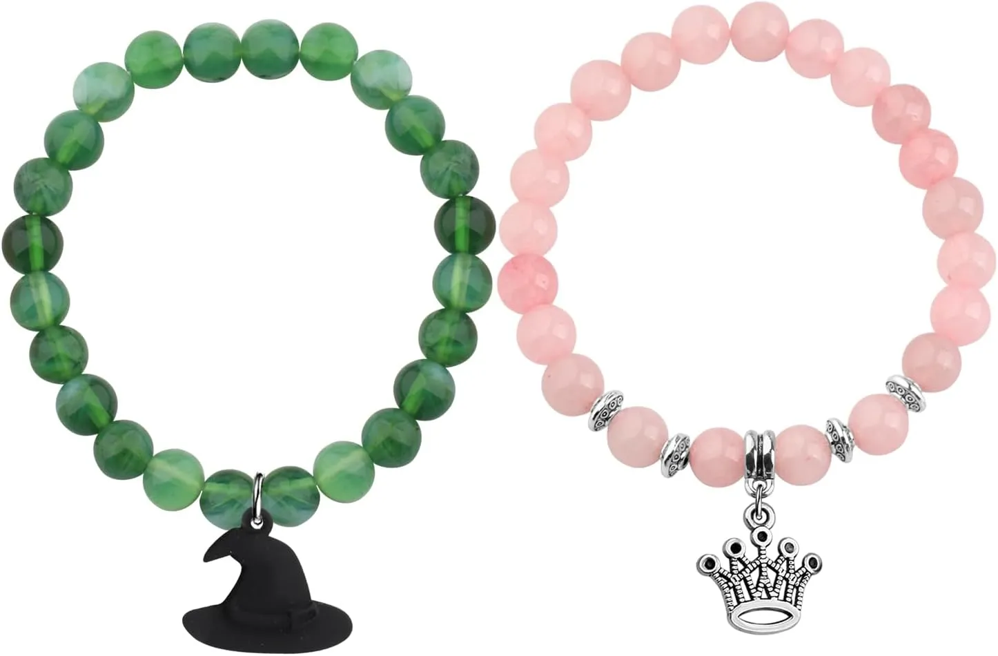 BEKECH Elphaba Friendship Galinda Jewelry Matching Bracelets Witch Musical Jewelry BFF Couples Accessories