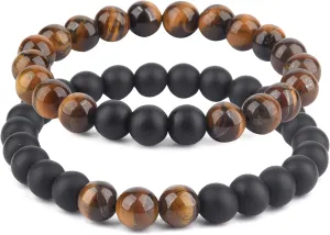 Believe London Distance Bracelets Couples Relationship Strong Elastic Friendship His Hers King Queen