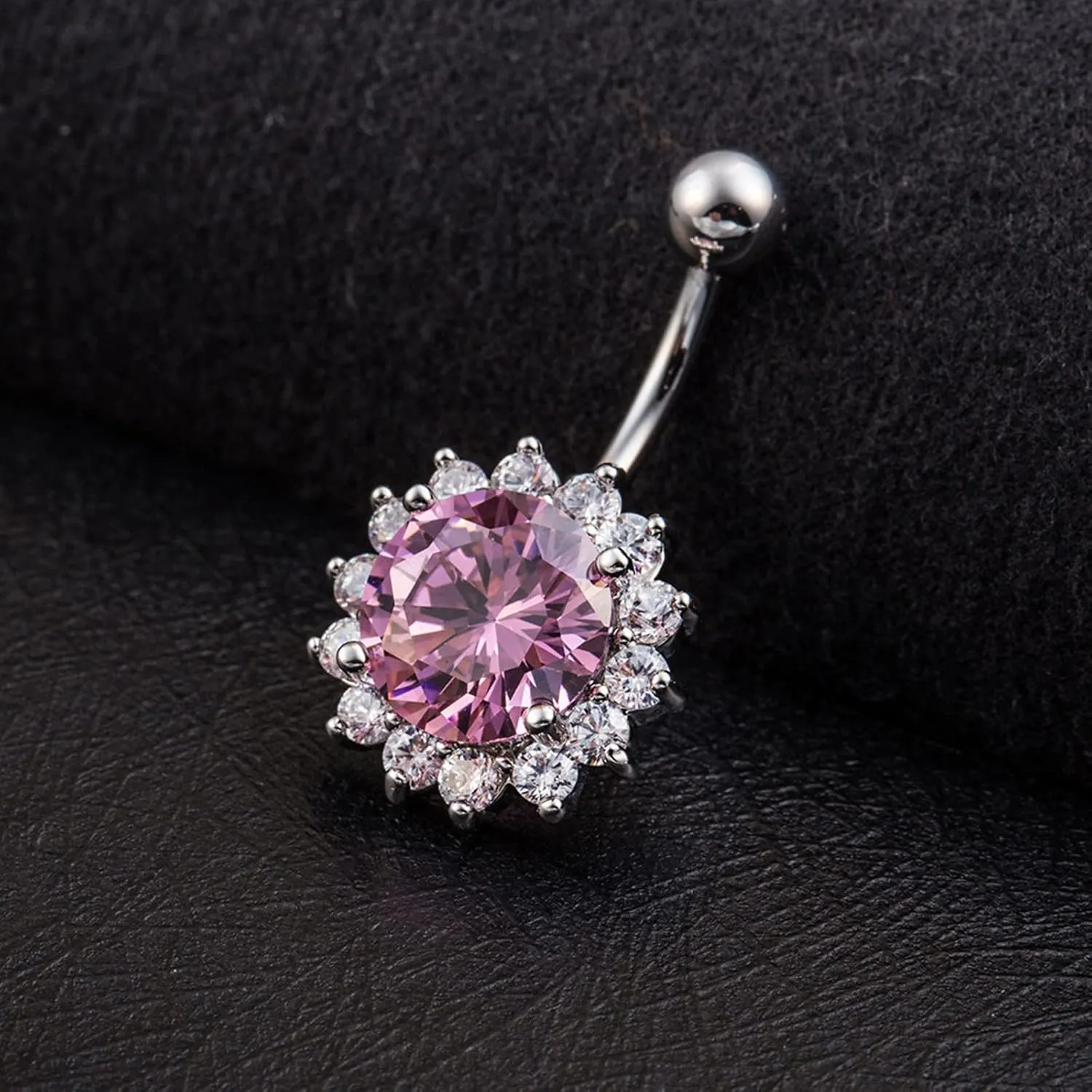 Belly Rings for Women, Stainless-Steel Luxury Belly Button Jewelry, Piercing Body Jewelry for Women