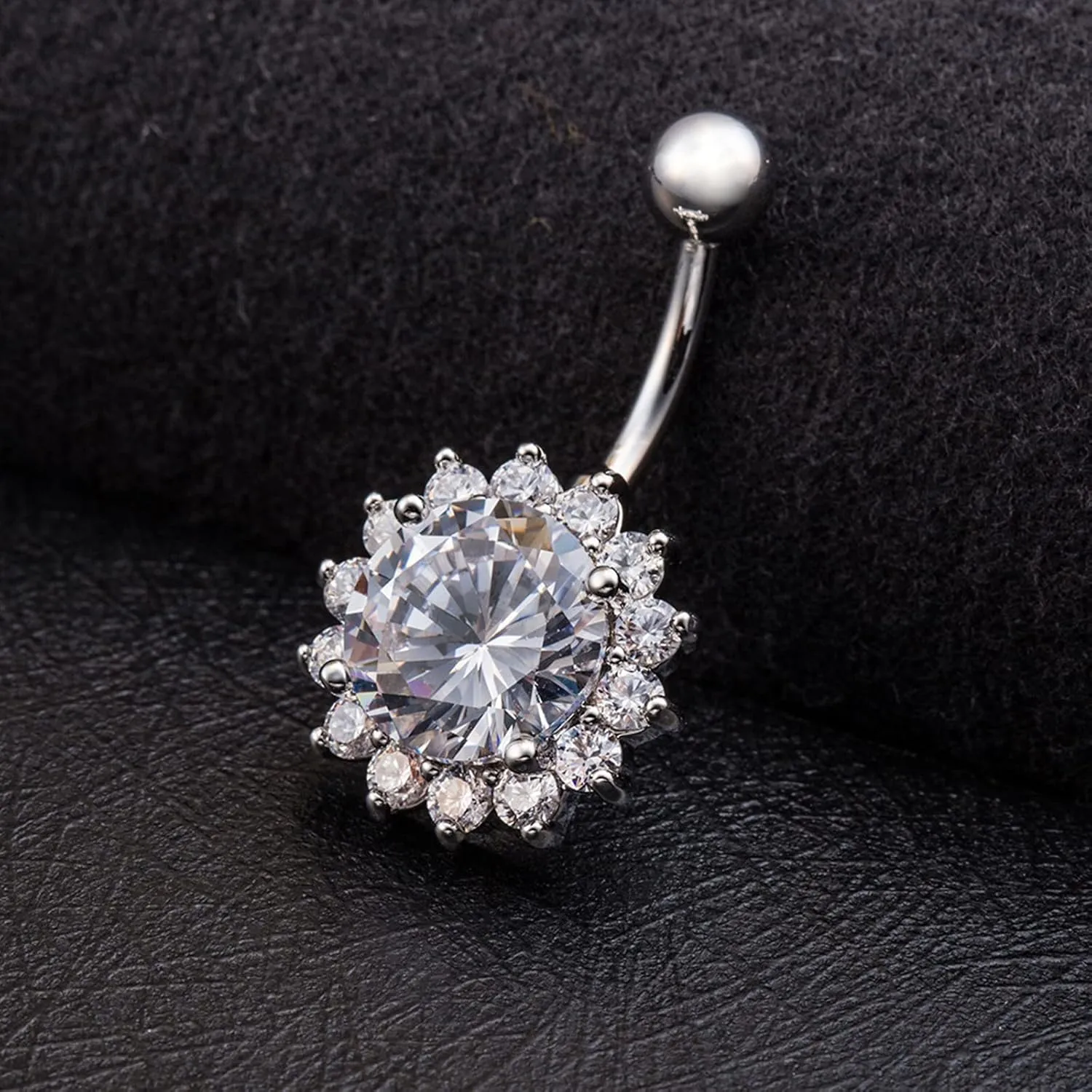 Belly Rings for Women, Stainless-Steel Luxury Belly Button Jewelry, Piercing Body Jewelry for Women