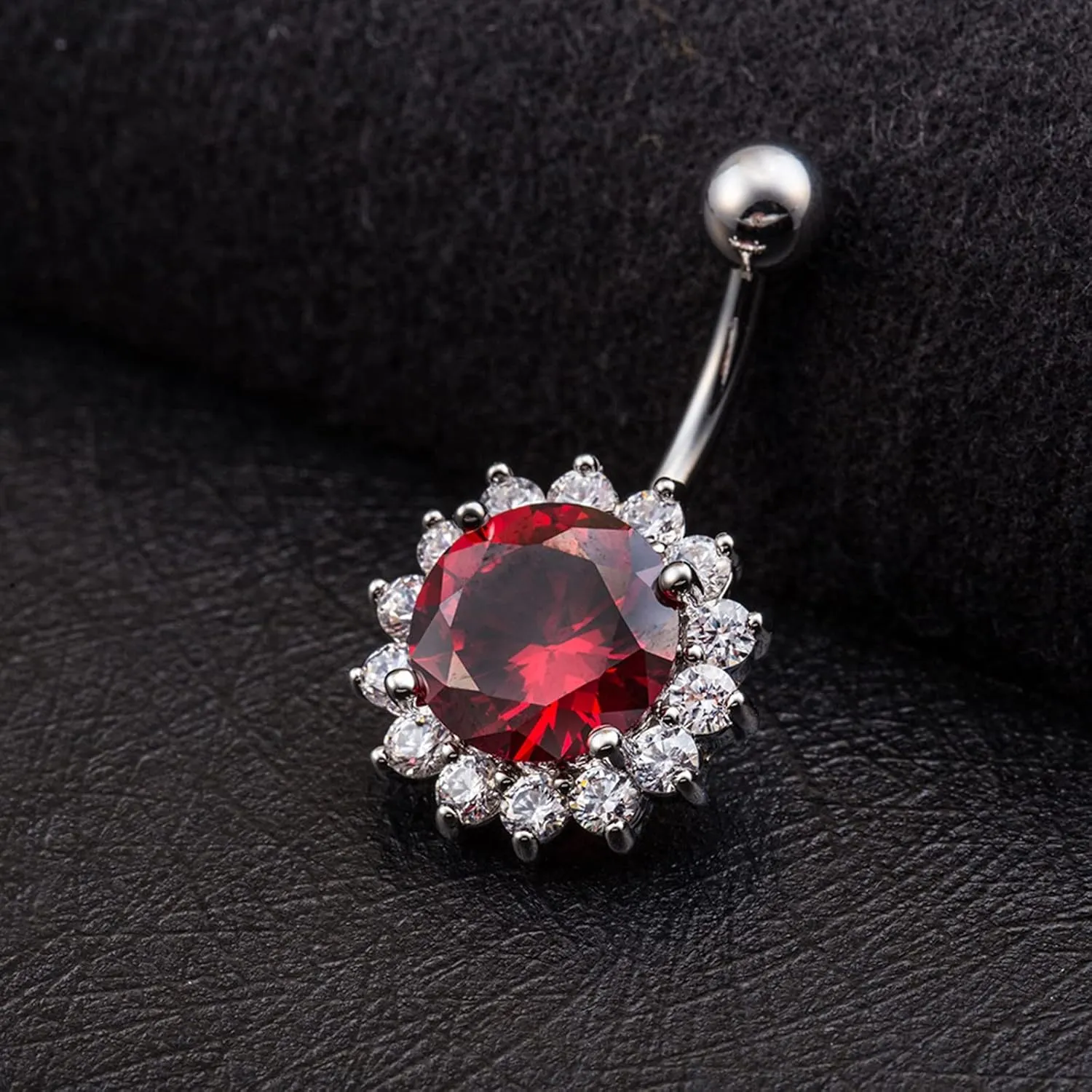 Belly Rings for Women, Stainless-Steel Luxury Belly Button Jewelry, Piercing Body Jewelry for Women