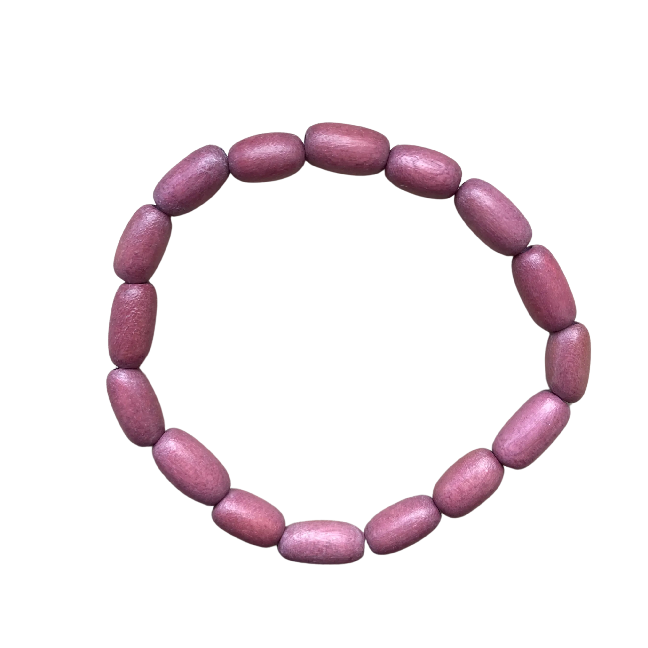 Berry Oval Wood 10x6mm Bracelet