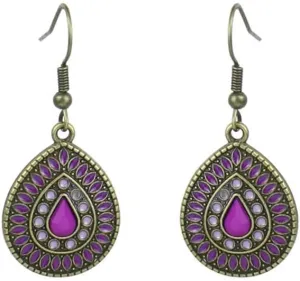 Boho Earrings For Women,Dangle Teardrop Vintage Western Boho Jewelry Statement Lightweight Hook Funny Earrings For Women