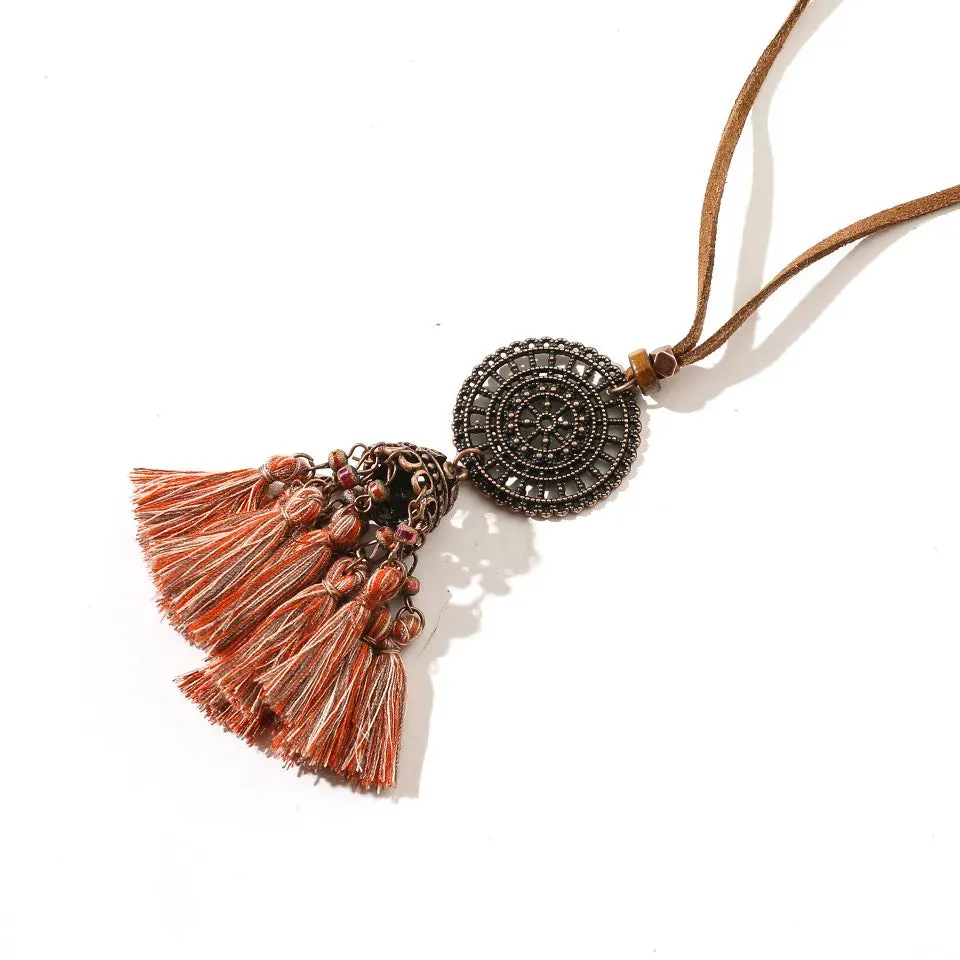 Boho Sundry Color Tassel Pendants