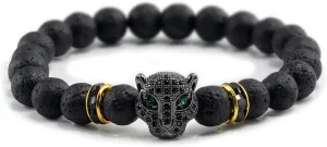 Bracelet Men Black Lava Healing Balance Beads Reiki Buddha Prayer Natural Stone Yoga Bracelet For Women,black style 2