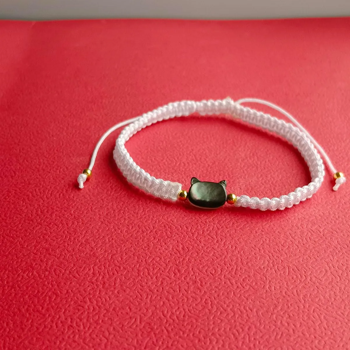 Cat Bracelet Jewelry Gifts for Women Men Bracelet for Good Luck Black Obsidian Women Bracelets Natural Stone Beaded Bracelet Health Good Luck Feng Shui Bracelets For Women Gifts For Women