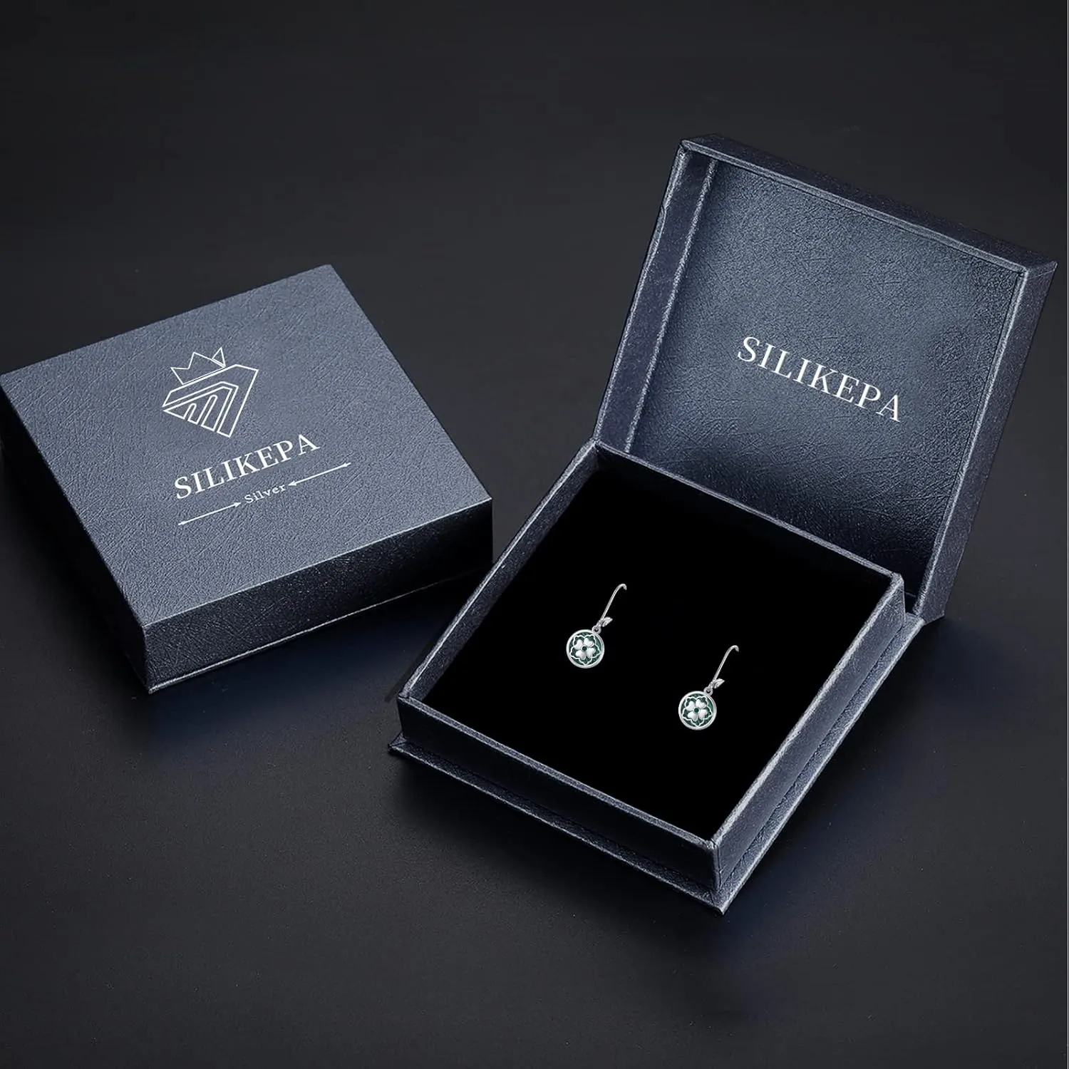 Cat/Butterfly/Evil Eye/Panda/Skull/Celtic Knot Cross Dragonfly Earrings for Women, SILIKEPA 925 Sterling Silver Hook Earrings Hypoallergenic Fine Jewelry Gift