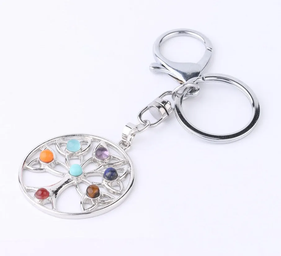 Chakra Healing Keychain