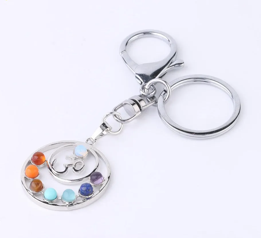 Chakra Healing Keychain