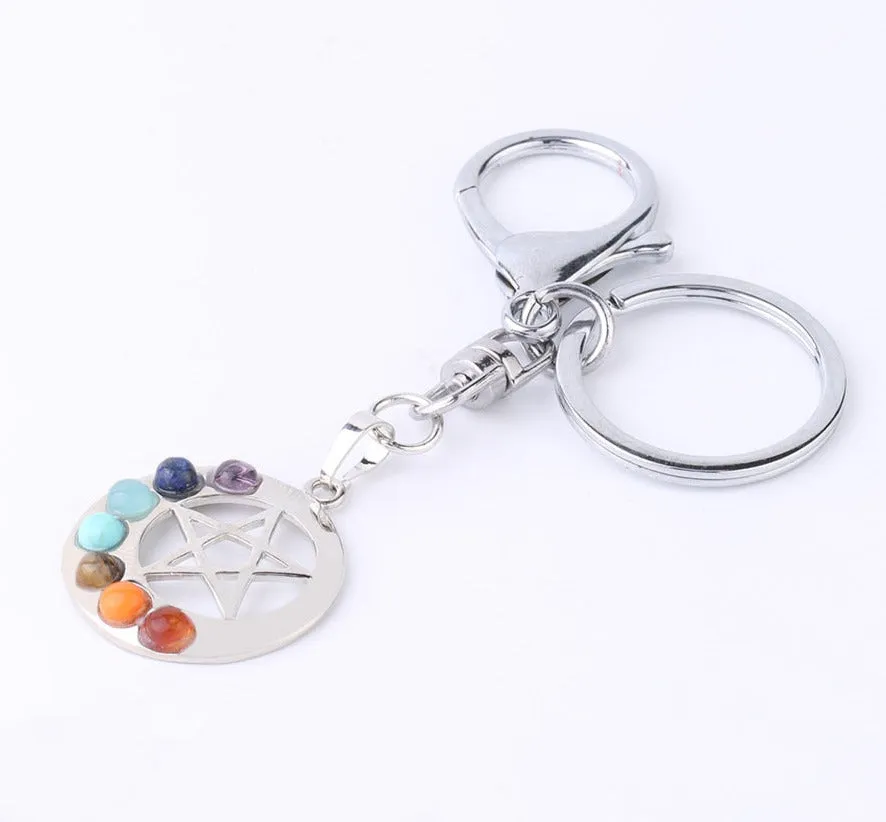 Chakra Healing Keychain