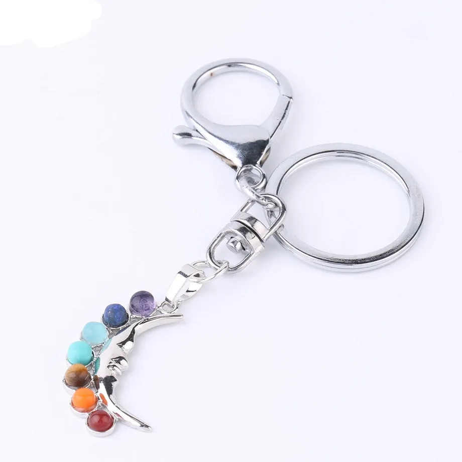 Chakra Healing Keychain