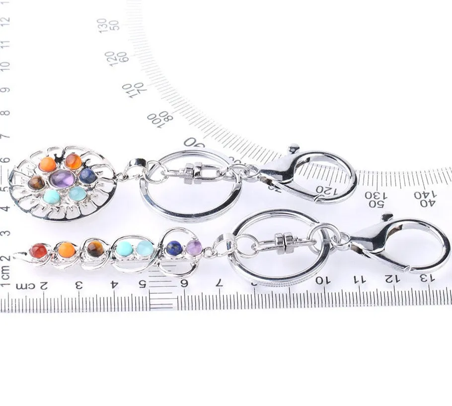 Chakra Healing Keychain
