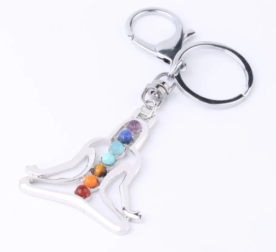 Chakra Healing Keychain