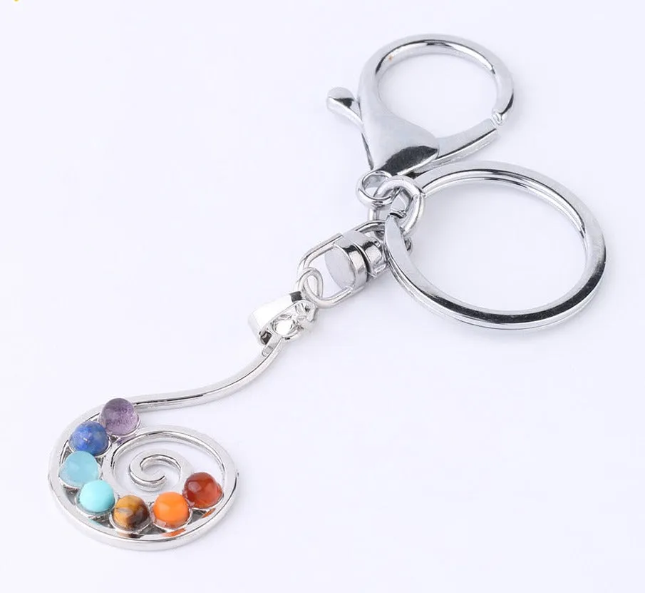 Chakra Healing Keychain