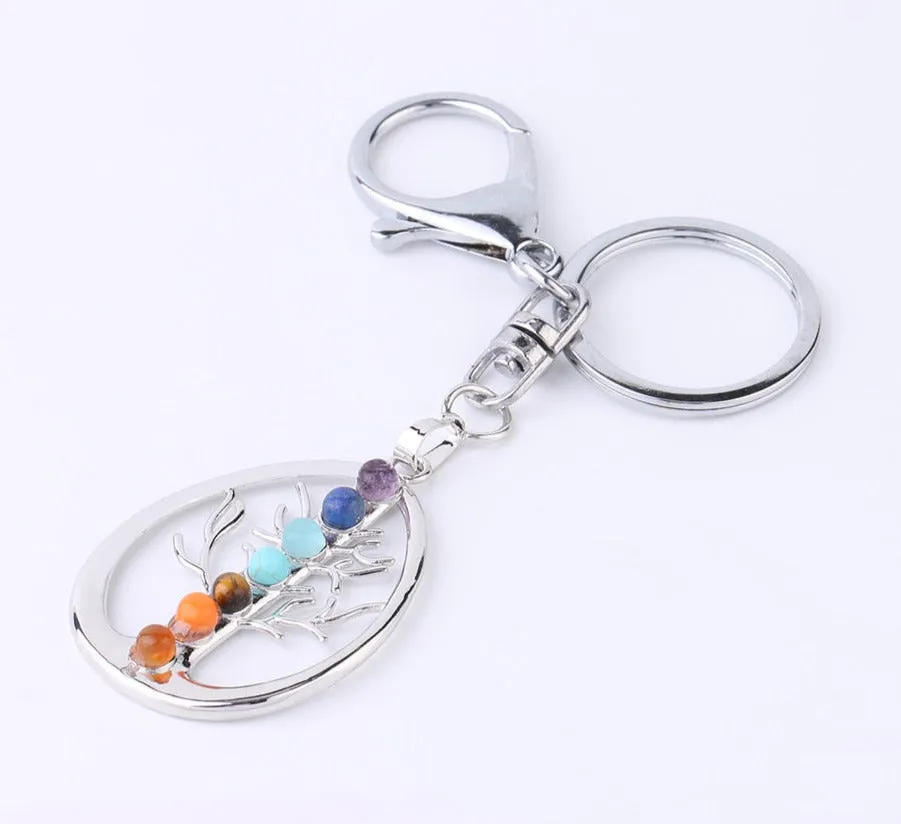 Chakra Healing Keychain
