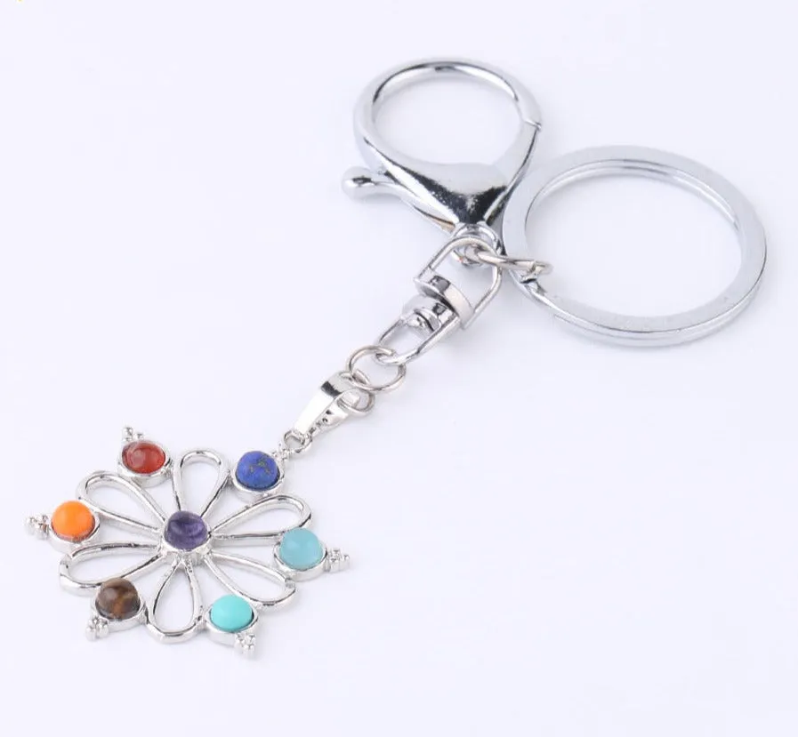 Chakra Healing Keychain