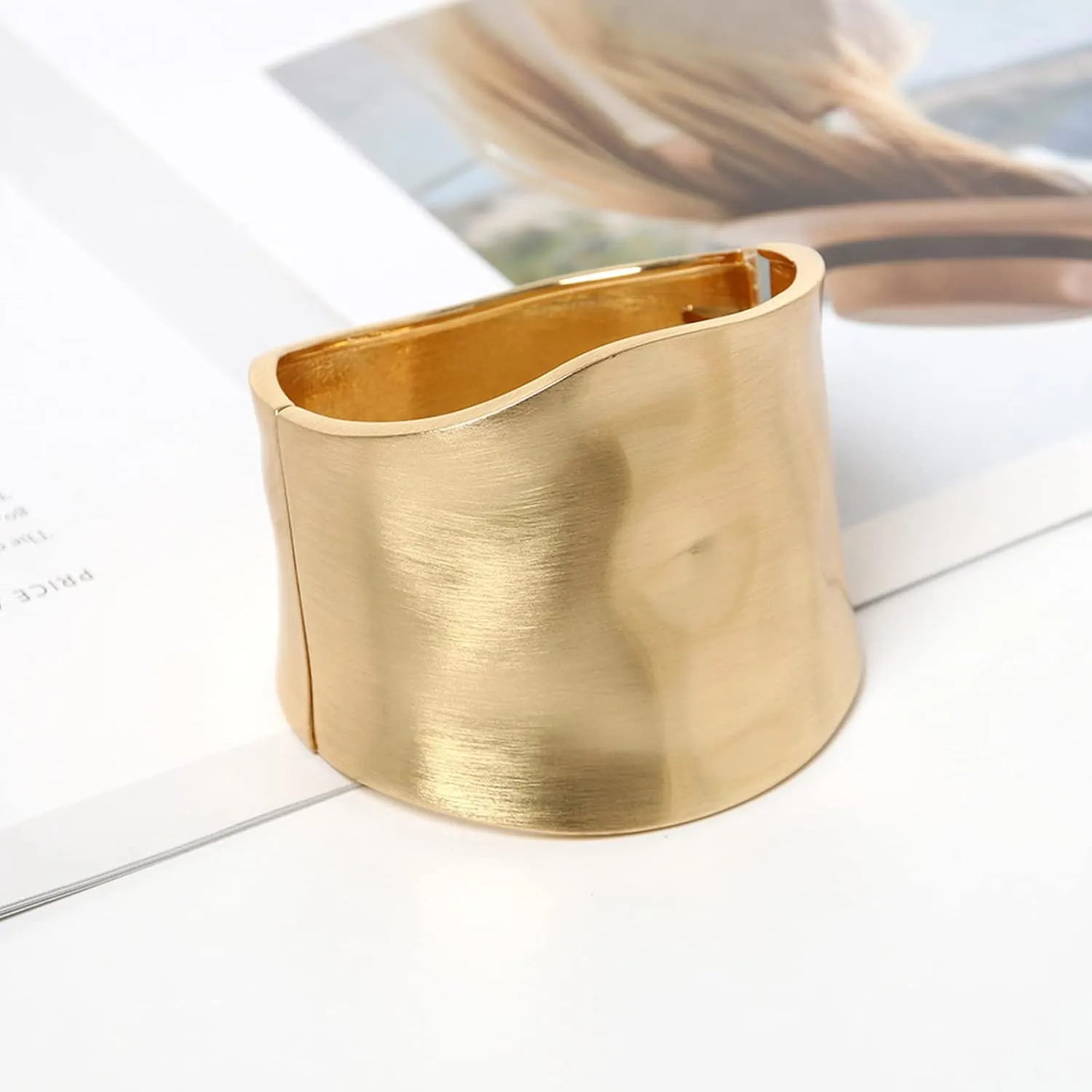 choice of all Gold Bangles for Women Chunky Gold Cuff Bracelet Gold Bracelets Non Tarnish for Women Trendy Jewelry Gifts