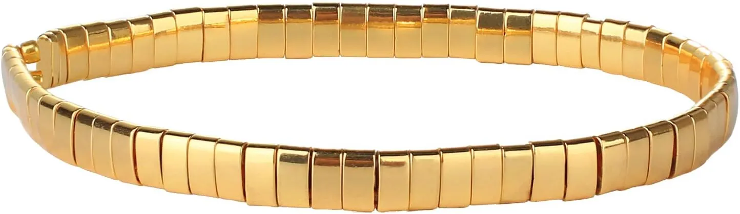 CQUAN CHI Women Friendship Stretch Bracelet Stackable Tila Beads Bracelets Handmade Bohemian Jewelry