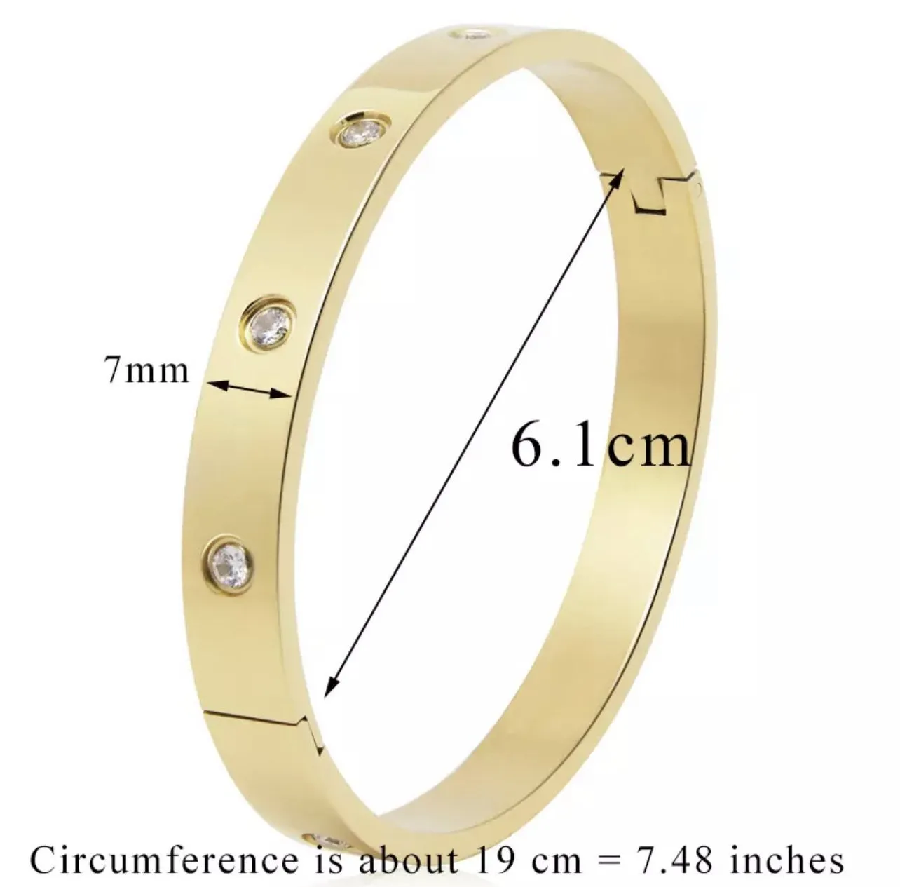 Cuff stainless steel bangles bracelets
