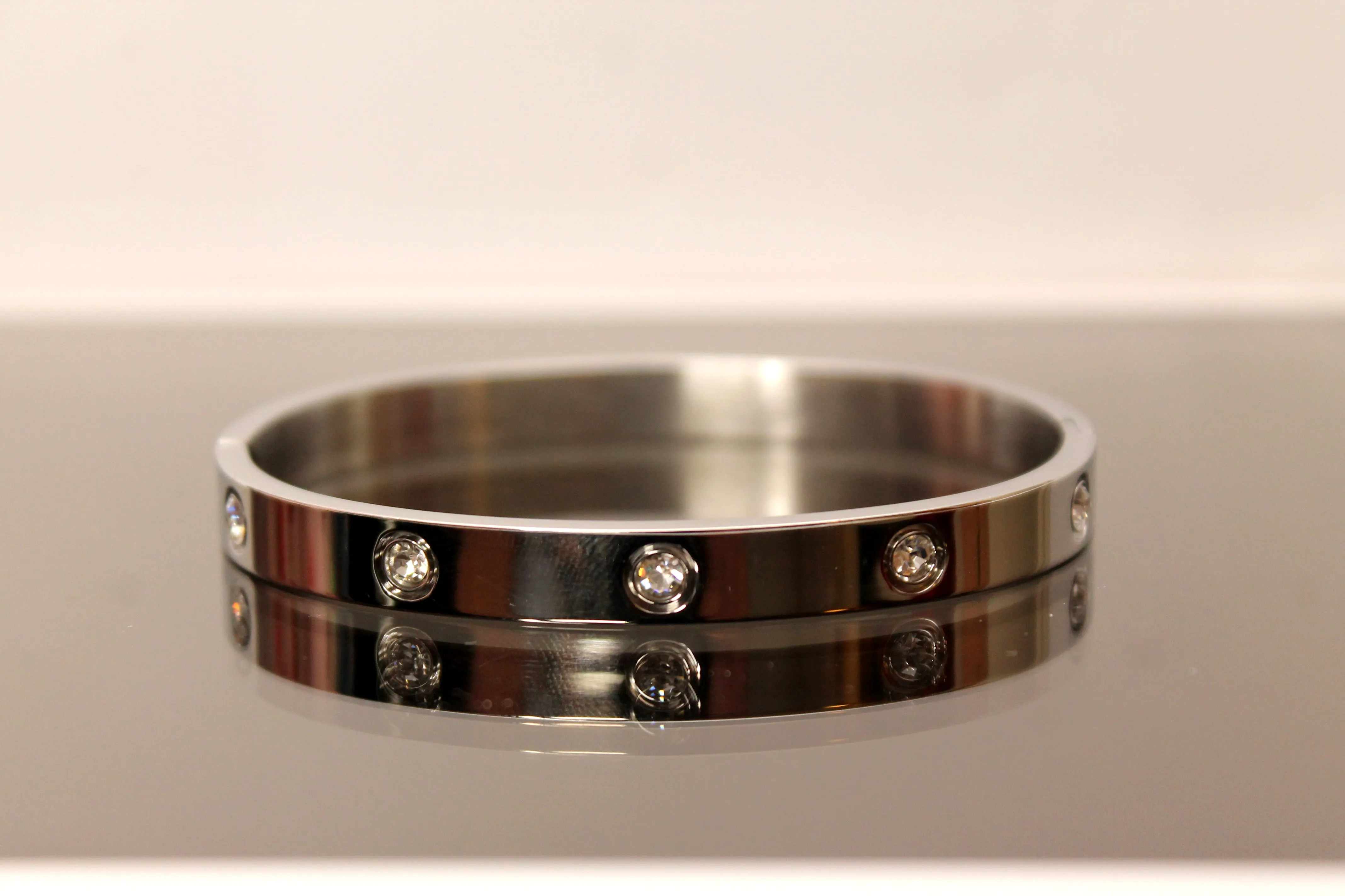 Cuff stainless steel bangles bracelets