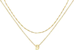 Cute Number Pendant Necklace for Women, 14K Gold Plated Dainty Layered Stainless Steel Chain Y Necklaces Sports Jewelry Birthday Gifts