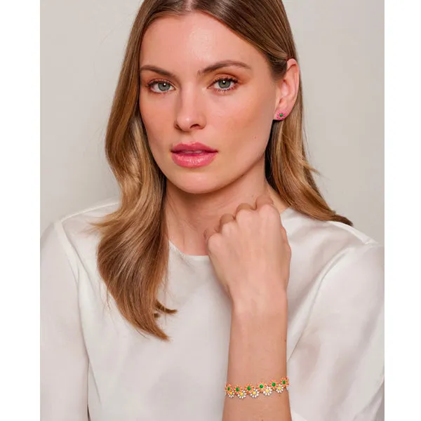 Daisy Garden Bracelet - White