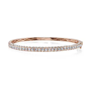 DIAMOND 3 SIDED BANGLE, 1/2