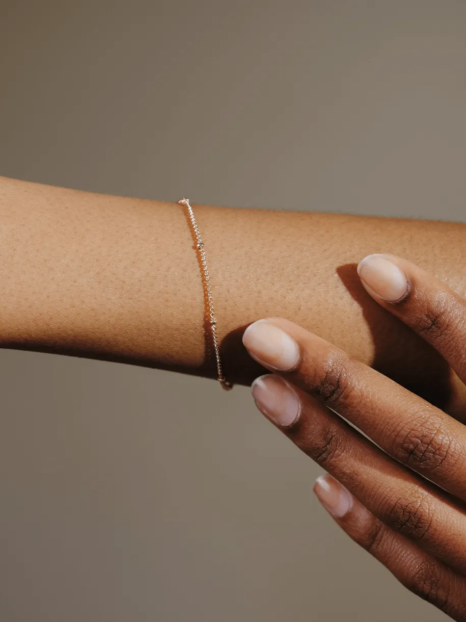 Dotted Gold Bracelet