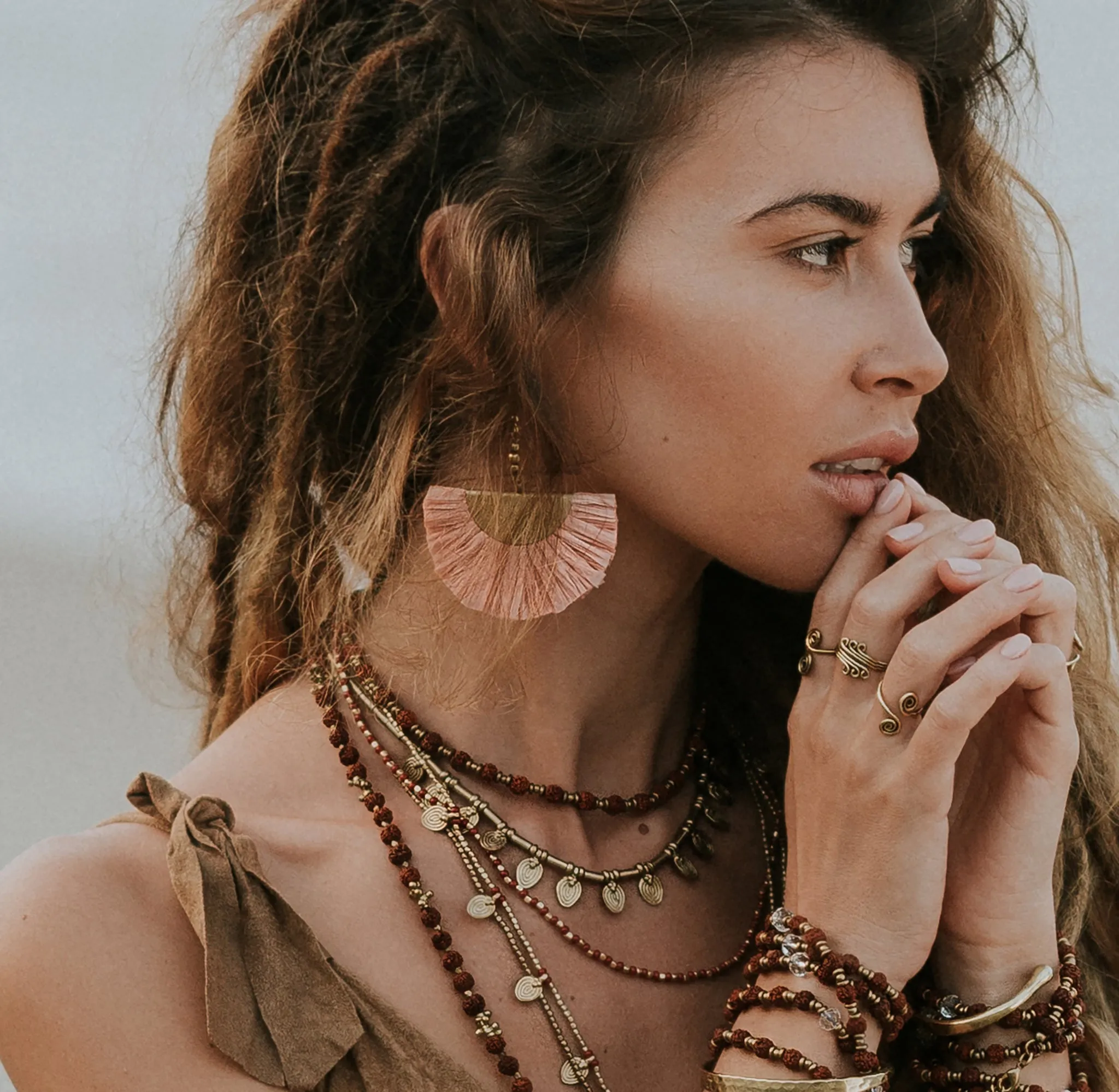 Drop Collar Necklace ☆Brass☆