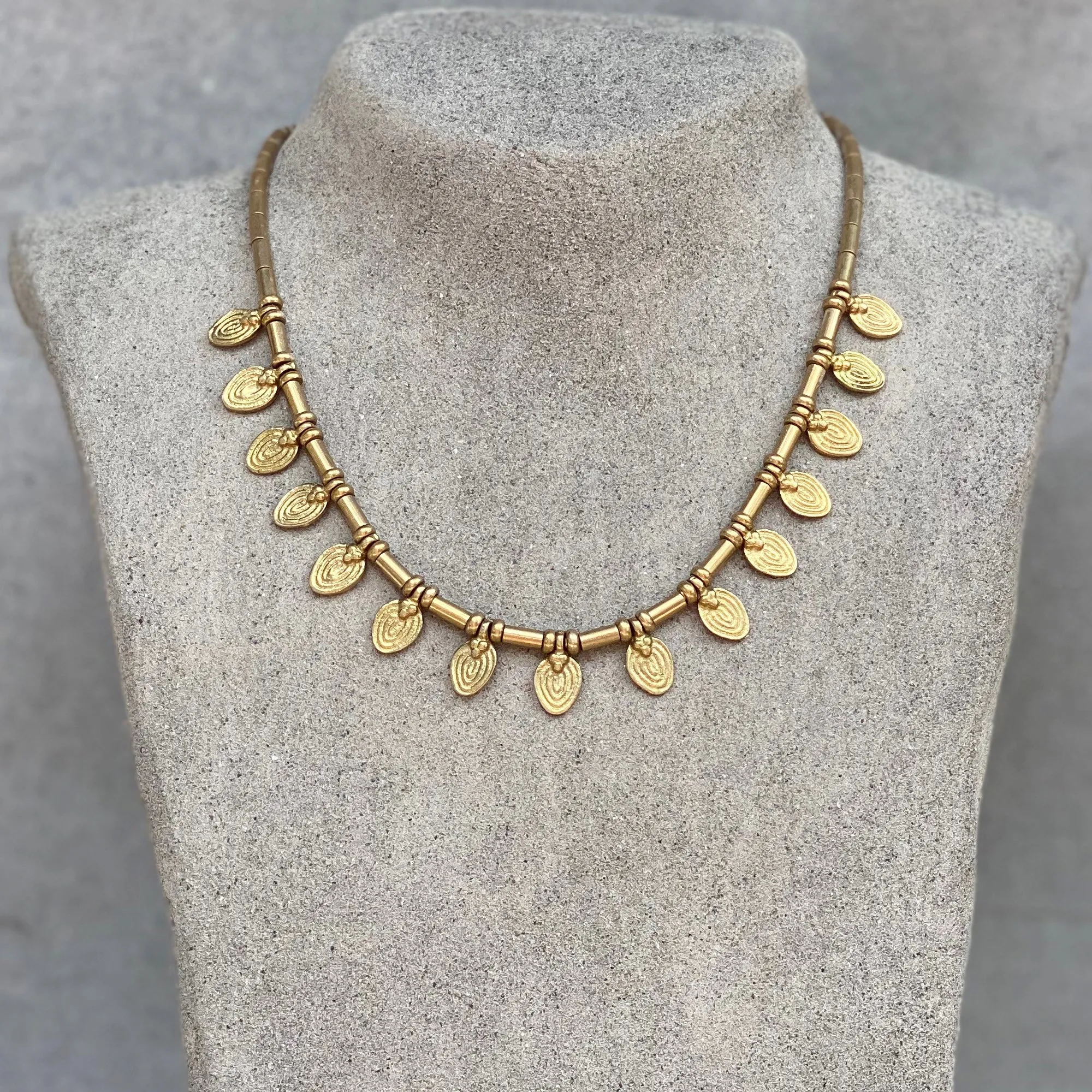 Drop Collar Necklace ☆Brass☆