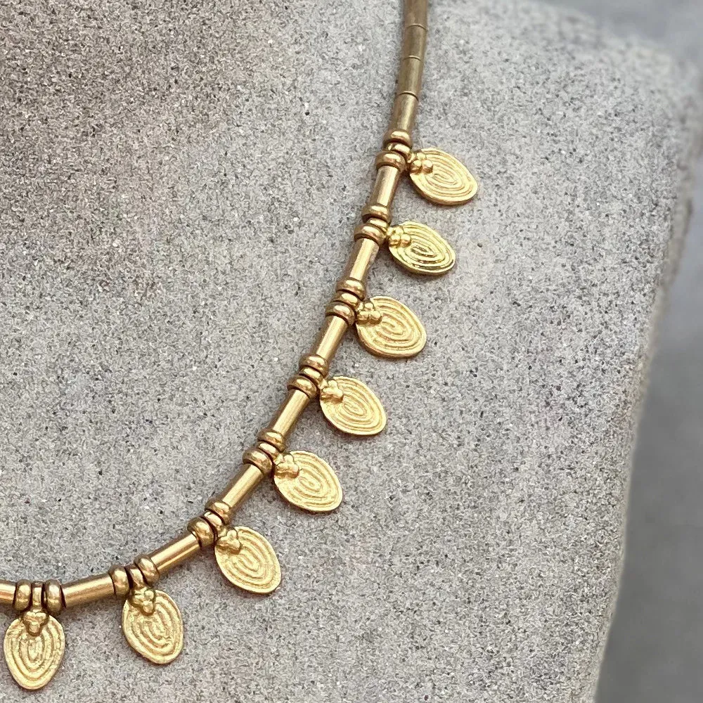 Drop Collar Necklace ☆Brass☆